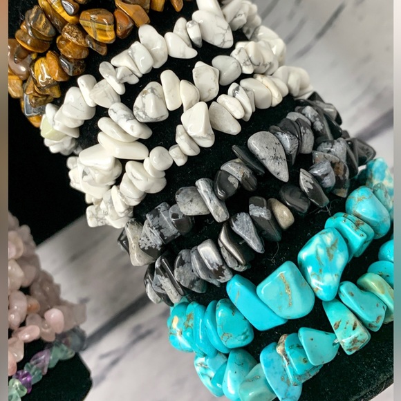 βοΈRESTOCKED Green Flower Agate Bracelet β’ Handmade Jewelry β’ Agate Jewelry - Picture 11 of 14